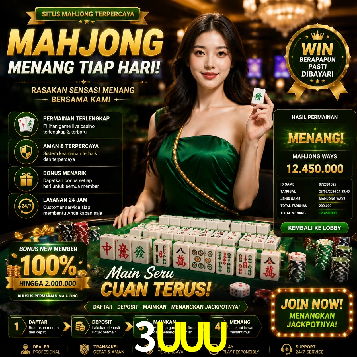 Cashback VIP 3UUU - reembolso semanal